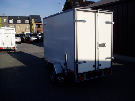 Kofferaanhangwagen F07520D 750 kg 205x120x150 met deuren