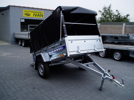 Aanhangwagen 750 kg 2012 met huif 1.20m 
