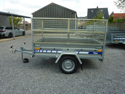 Aanhangwagen 750 kg 2012 met loofrek dubbel