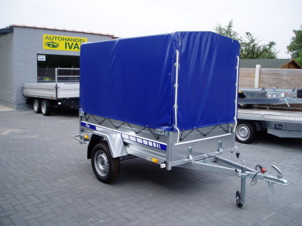 Aanhangwagen 750 kg 2012 met huif 1.50m 