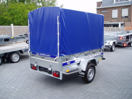 Aanhangwagen 750 kg 2012 met huif 1.50m 