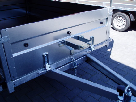Aanhangwagen 750 kg 2012 met bordverhoging 