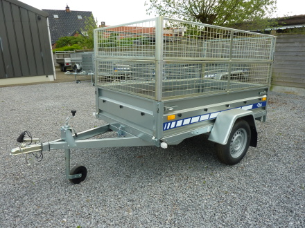 Aanhangwagen 750 kg 2012 met loofrek dubbel